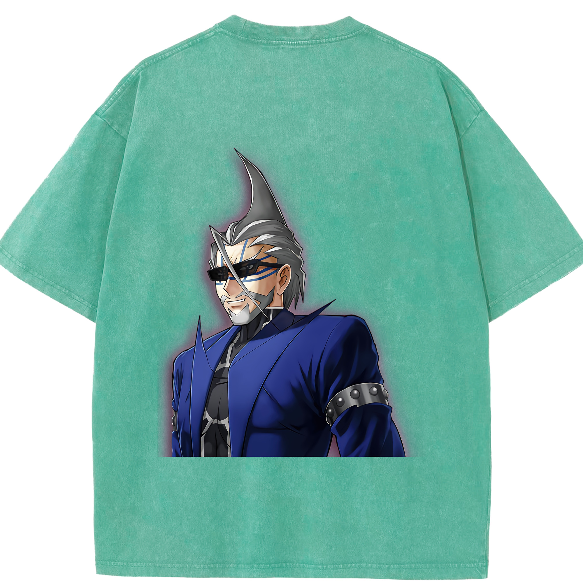 （画像用） 遊☆戯☆王 Yu-Gi-Oh! 綿100% ヴィンテージ風 半袖Tシャツ（背面プリント）